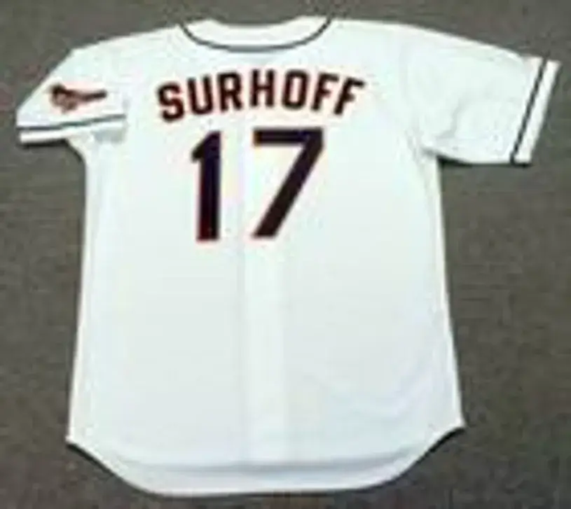 BJ SURHOFF Baltimore Orioles 1999 Majestic Throwback Baseball Jersey 