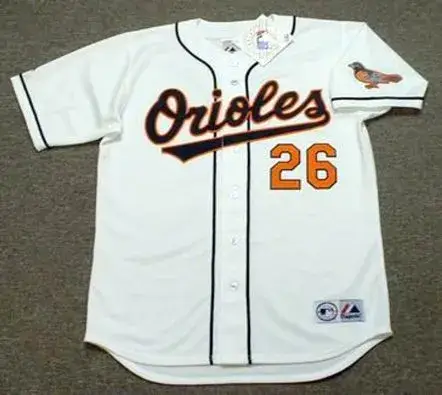 BOBBY BONILLA Baltimore Orioles 1996 Majestic Throwback Baseball Jersey