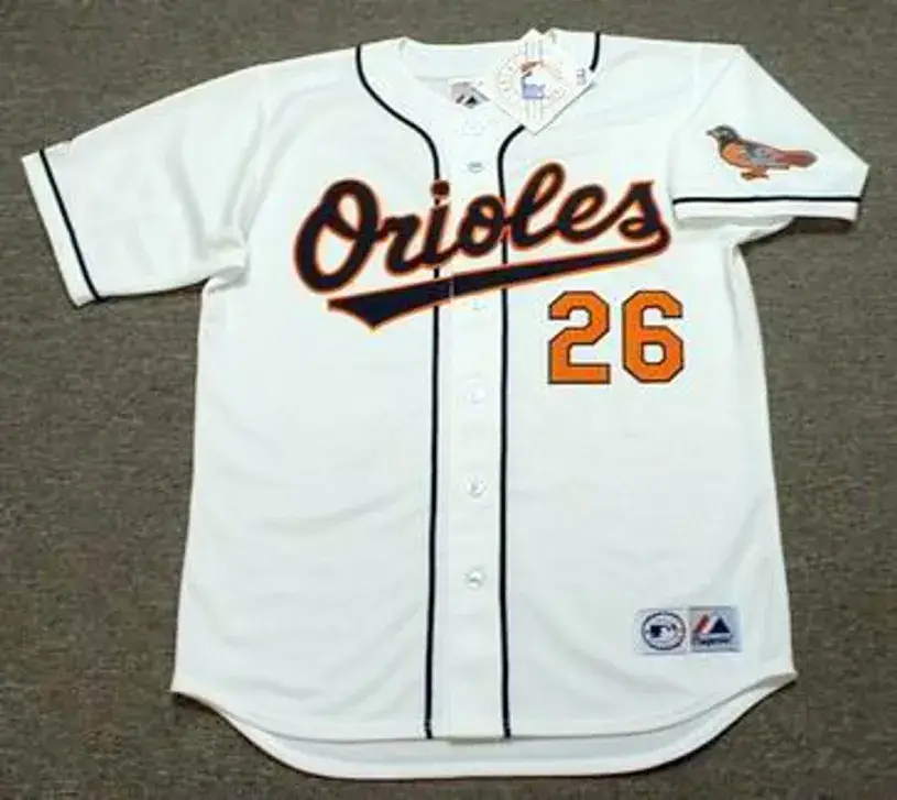 BOBBY BONILLA Baltimore Orioles 1996 Majestic Throwback Baseball Jersey