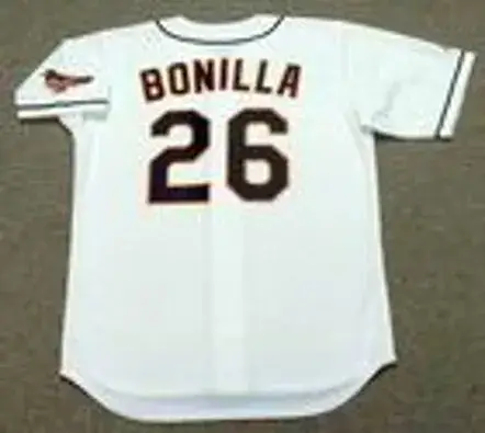 BOBBY BONILLA Baltimore Orioles 1996 Majestic Throwback Baseball Jersey 