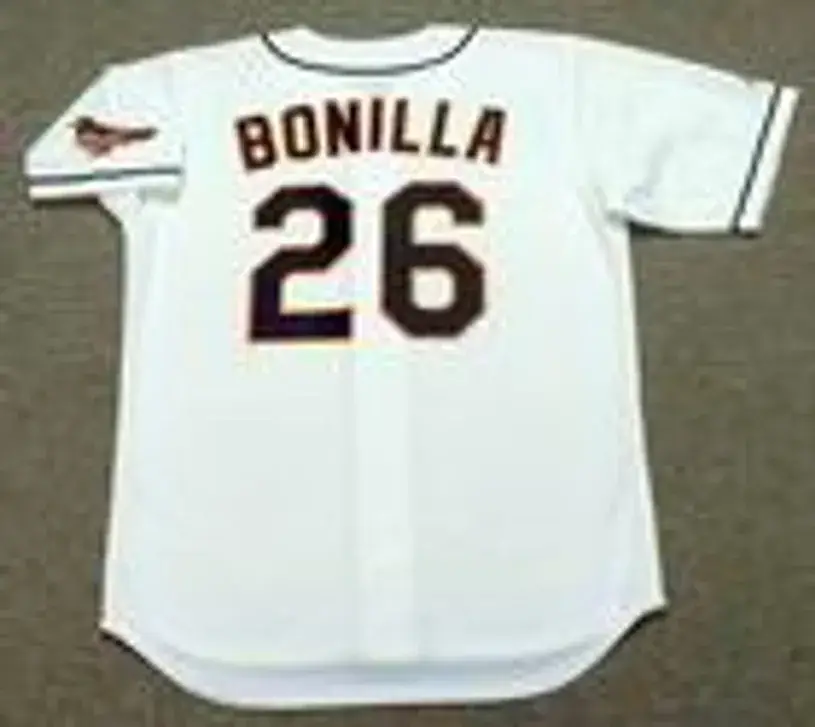 BOBBY BONILLA Baltimore Orioles 1996 Majestic Throwback Baseball Jersey 