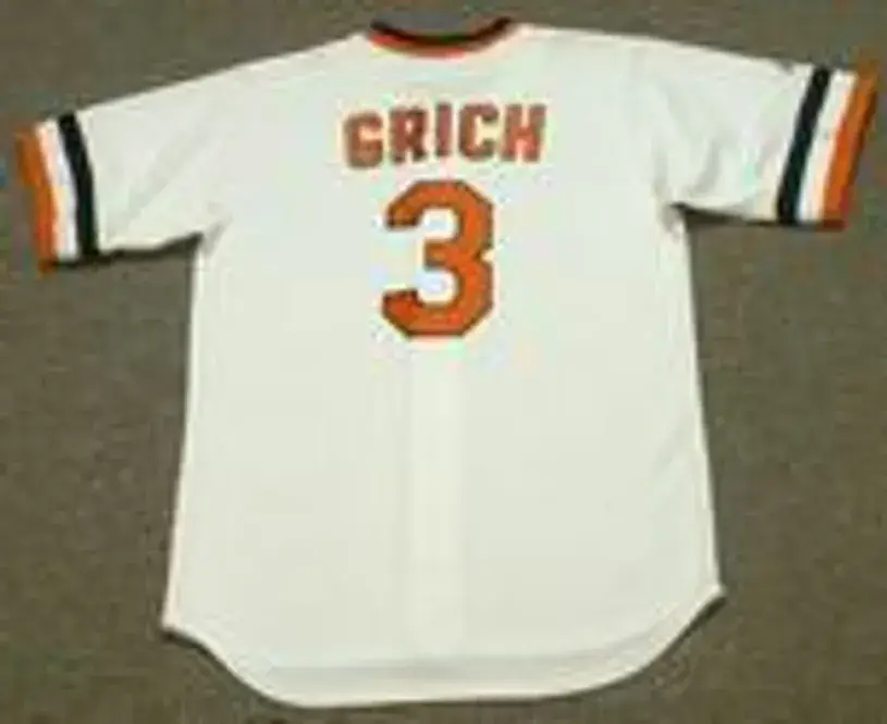 BOBBY GRICH Baltimore Orioles 1976 Majestic Cooperstown Throwback Baseball Jersey 