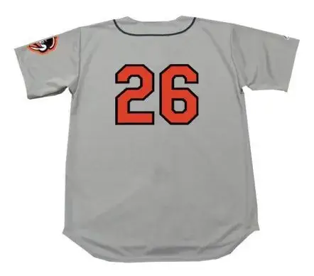 BOOG POWELL Baltimore Orioles 1963 Away Majestic Throwback Baseball Jersey
