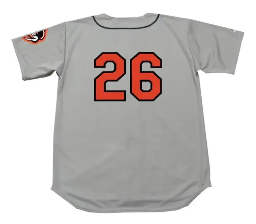 BOOG POWELL Baltimore Orioles 1963 Away Majestic Throwback Baseball Jersey