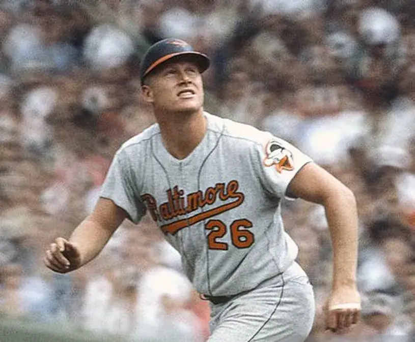 BOOG POWELL Baltimore Orioles 1963 Away Majestic Throwback Baseball Jersey 