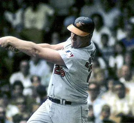 BOOG POWELL Baltimore Orioles 1969 Majestic Cooperstown Away Baseball Jersey 