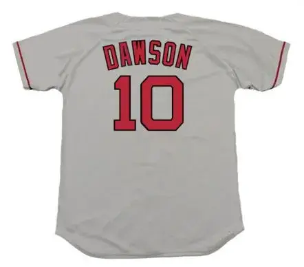 ANDRE DAWSON Boston Red Sox 1993 Away Majestic Throwback Baseball Jersey 