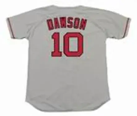 ANDRE DAWSON Boston Red Sox 1993 Away Majestic Throwback Baseball Jersey 