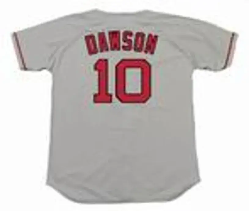 ANDRE DAWSON Boston Red Sox 1993 Away Majestic Throwback Baseball Jersey 