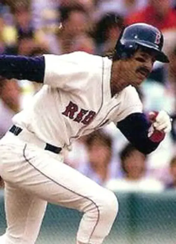 BILL BUCKNER Boston Red Sox 1987 Home Majestic Baseball Throwback Jersey 