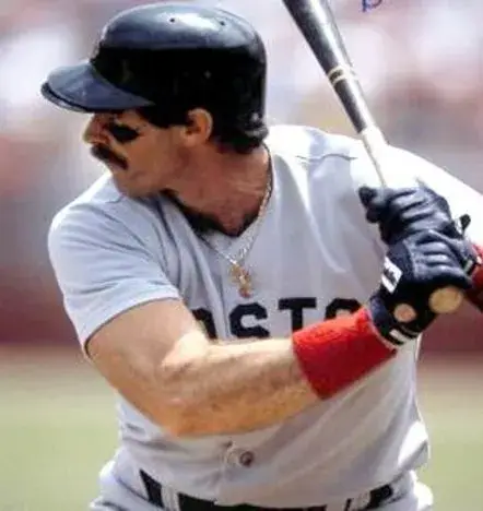 BILL BUCKNER Boston Red Sox 1987 Majestic Throwback Away Baseball Jersey 