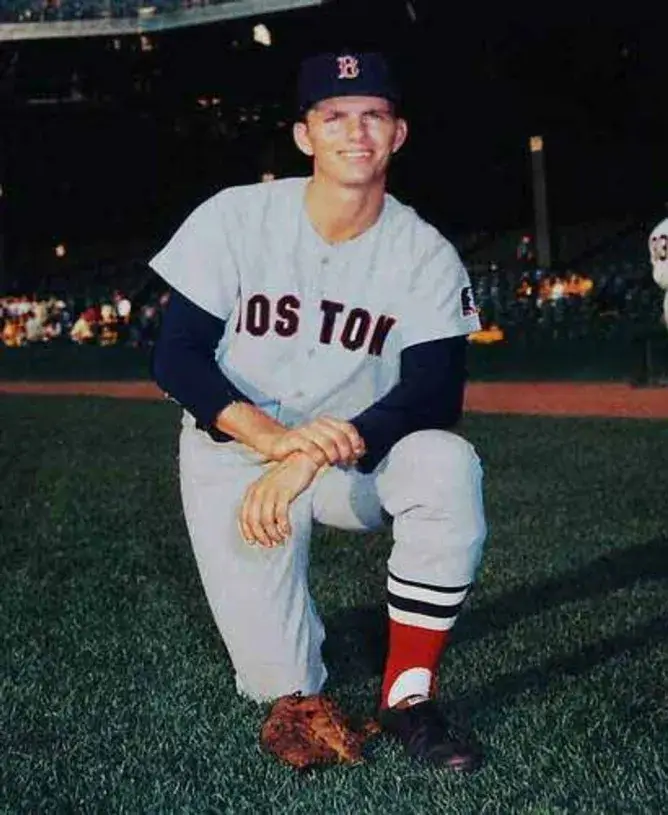 BILL LEE Boston Red Sox 1969 Away Majestic Throwback Baseball Jersey 