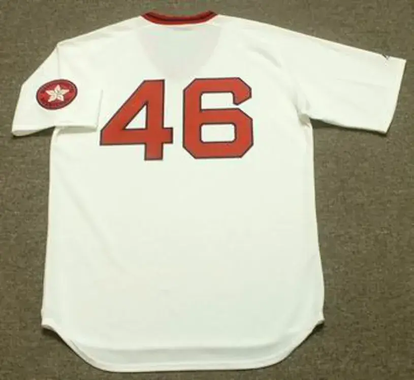 BOB STANLEY Boston Red Sox 1970’s Majestic Cooperstown Throwback Baseball Jersey 