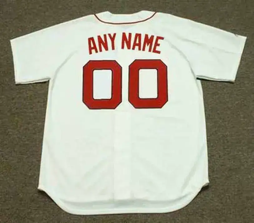 BOSTON “STRONG”`RED SOX  2013 Majestic Throwback Jersey Customized “Any Name & Number(s)”