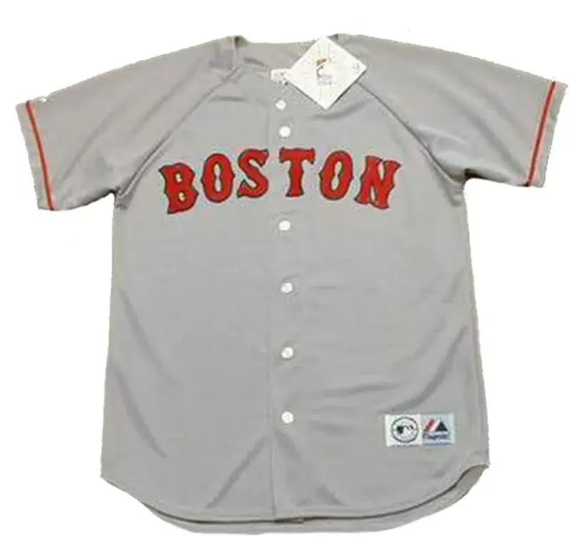 BOSTON RED SOX 1990’s Away Majestic Throwback Jersey Customized “Any Name & Numbers”