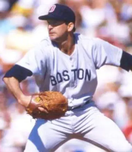 BRUCE HURST Boston Red Sox 1987 Majestic Cooperstown Throwback Away Jersey 