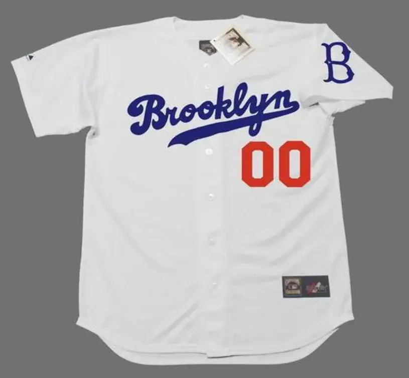 BROOKLYN DODGERS 1950’s Majestic Cooperstown Throwback Jersey Customized “Any Name & Number(s)” 