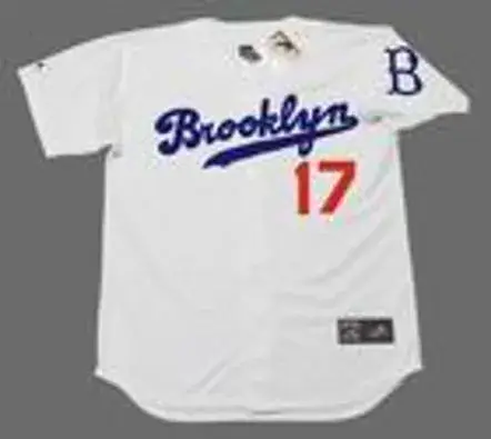 CARL ERSKINE Brooklyn Dodgers Majestic Cooperstown Throwback Baseball Jersey 