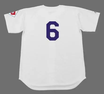 CARL FURILLO Brooklyn Dodgers 1951 Majestic Cooperstown Home Baseball Jersey