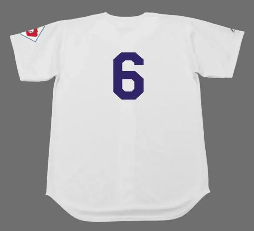 CARL FURILLO Brooklyn Dodgers 1951 Majestic Cooperstown Home Baseball Jersey