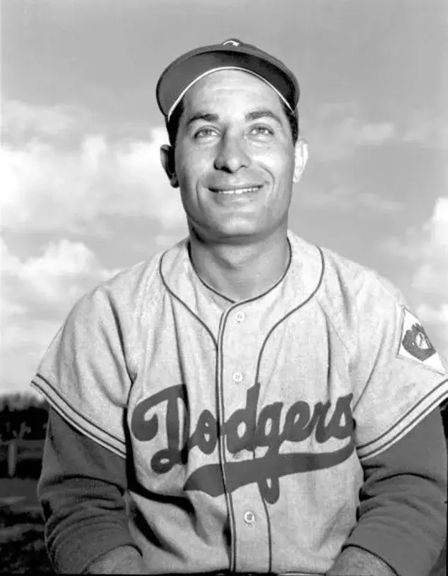 CARL FURILLO Brooklyn Dodgers 1951 Majestic Cooperstown Home Baseball Jersey 