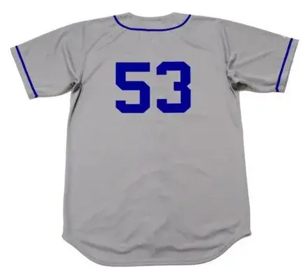 DON DRYSDALE Brooklyn Dodgers 1957 Majestic Cooperstown Away Baseball Jersey 