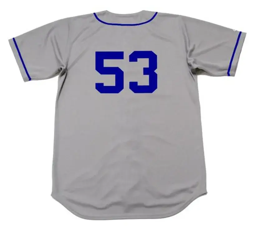 DON DRYSDALE Brooklyn Dodgers 1957 Majestic Cooperstown Away Baseball Jersey 