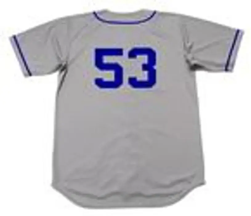 DON DRYSDALE Brooklyn Dodgers 1957 Majestic Cooperstown Away Baseball Jersey 
