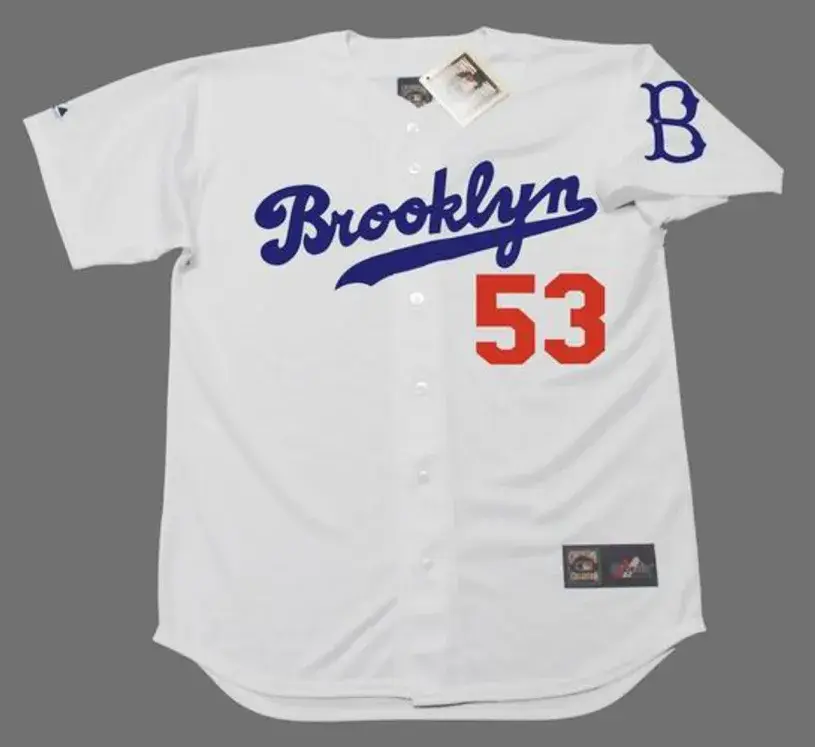 DON DRYSDALE Brooklyn Dodgers Majestic Cooperstown Throwback Baseball Jersey 
