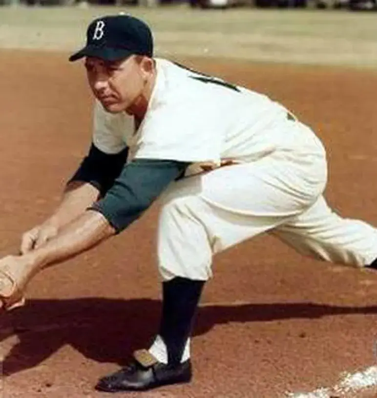 GIL HODGES Brooklyn Dodgers 1950’s Majestic Baseball Throwback Jersey 