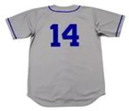 GIL HODGES Brooklyn Dodgers 1955 Majestic Throwback Away Baseball Jersey 