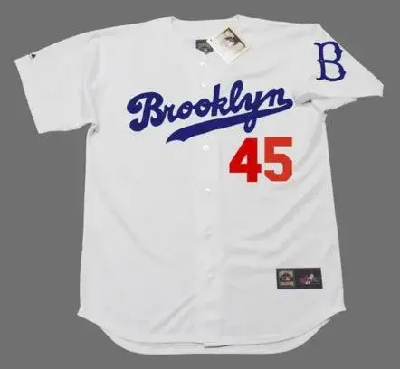 JOHNNY PODRES Brooklyn Dodgers Majestic Cooperstown Throwback Baseball Jersey 