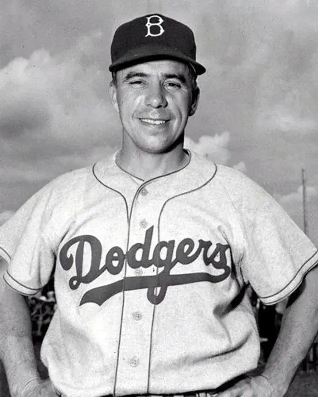 PEE WEE REESE Brooklyn Dodgers 1955 Majestic Cooperstown Away Baseball Jersey 