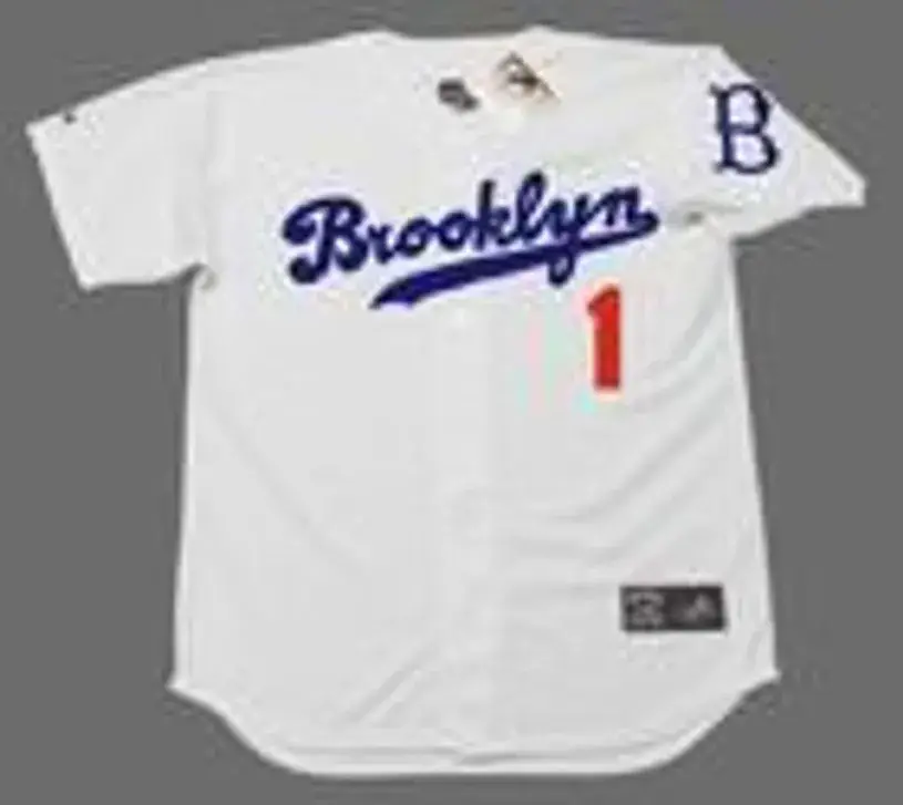 PEE WEE REESE Brooklyn Dodgers Majestic Cooperstown Baseball Jersey 