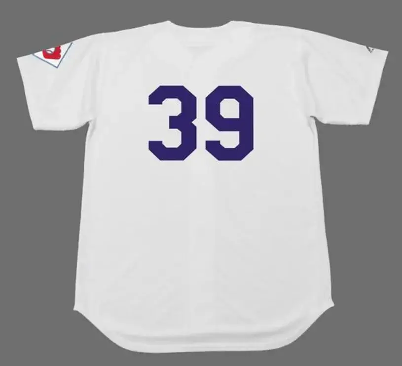 ROY CAMPANELLA Brooklyn Dodgers 1951 Home Majestic Baseball Throwback Jersey