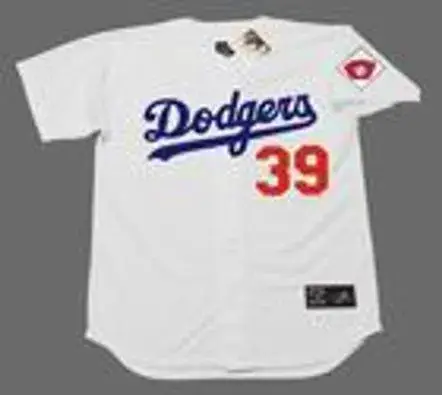 ROY CAMPANELLA Brooklyn Dodgers 1951 Home Majestic Baseball Throwback Jersey 