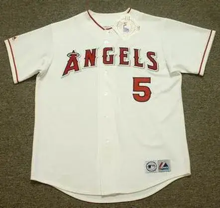 ALBERT PUJOLS Los Angeles Angels 2014 Home Majestic Throwback Baseball Jersey