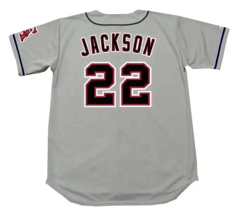 BO JACKSON California Angels 1994 Away Majestic Baseball Throwback Jersey 