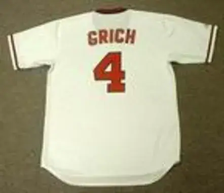 BOBBY GRICH California Angels 1982 Majestic Cooperstown Throwback Baseball Jersey 