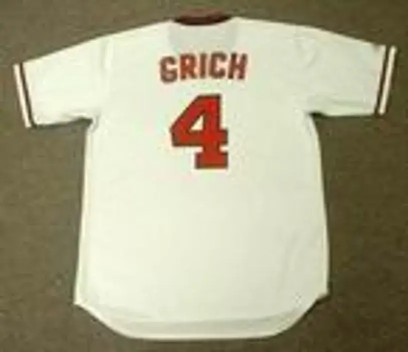 BOBBY GRICH California Angels 1982 Majestic Cooperstown Throwback Baseball Jersey 