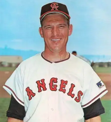 BOBBY KNOOP California Angels 1969 Majestic Cooperstown Home Baseball Jersey 