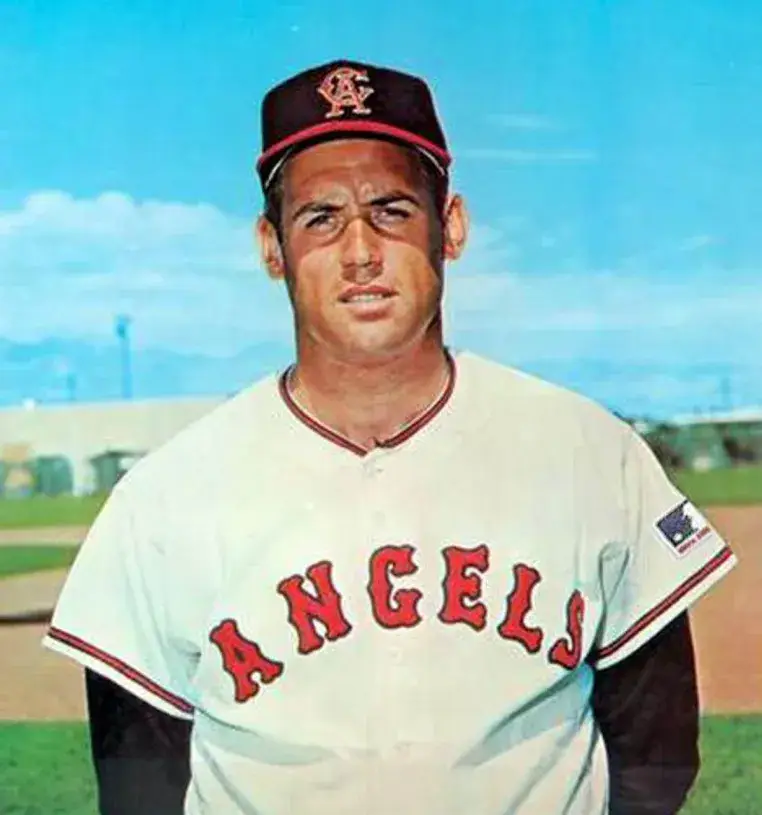 BUCK RODGERS California Angels 1969 Majestic Cooperstown Home Baseball Jersey 