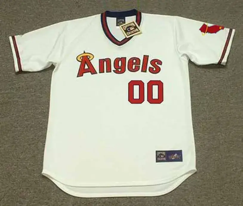 CALIFORNIA ANGELS 1980’s Majestic Throwback Home Jersey Customized “Any Name & Number(s)”