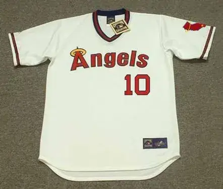 DAVE KINGMAN California Angels 1977 Home Majestic Throwback Baseball Jersey