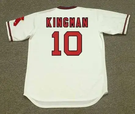 DAVE KINGMAN California Angels 1977 Home Majestic Throwback Baseball Jersey 
