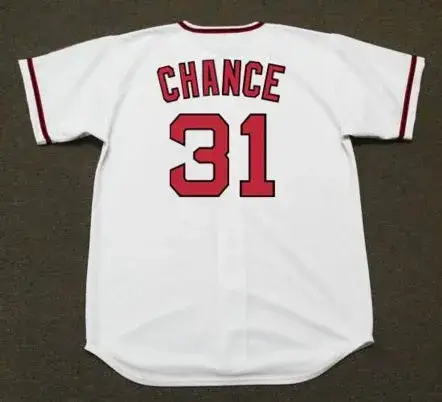 DEAN CHANCE California Angels 1960’s Majestic Cooperstown Home Baseball Jersey 