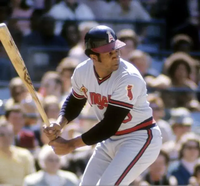 FRANK ROBINSON California Angels 1974 Home Majestic Throwback Baseball Jersey 
