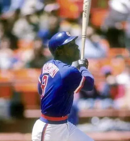 ANDRE DAWSON Chicago Cubs 1987 Away Majestic Throwback Baseball Jersey 