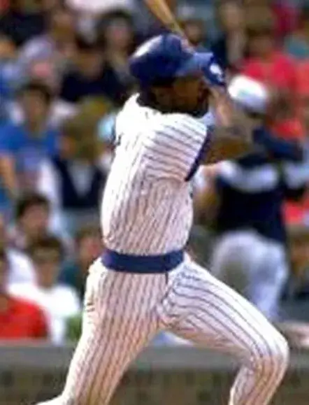 ANDRE DAWSON Chicago Cubs 1987 Home Majestic Throwback Baseball Jersey 