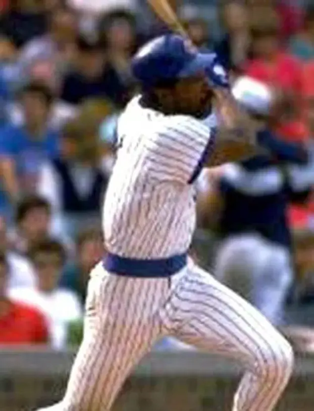 ANDRE DAWSON Chicago Cubs 1987 Home Majestic Throwback Baseball Jersey 